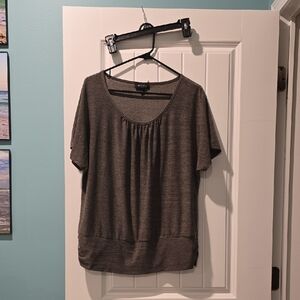 Apt. 9 Women's Brown Short Sleeve Top